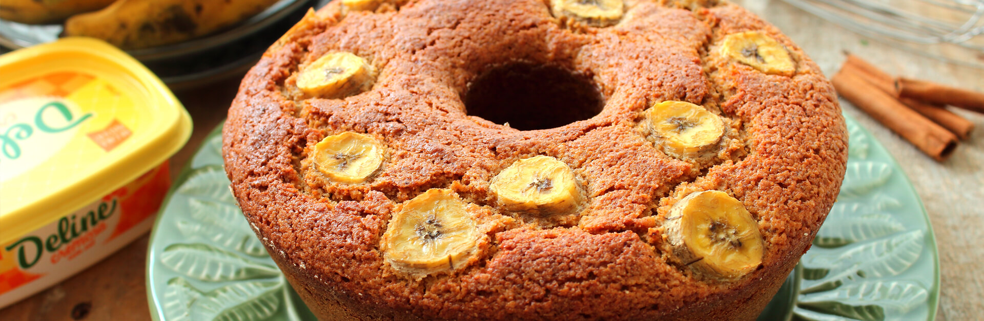 Receita: bolo de banana