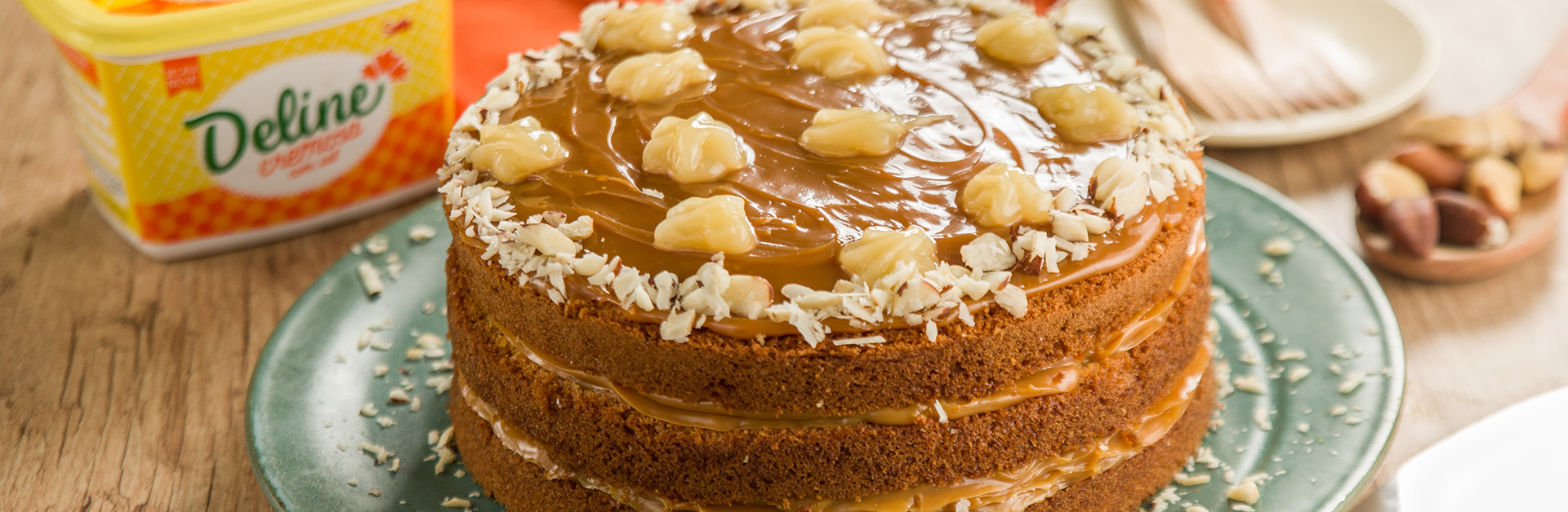 Receita: Bolo de Doce de Leite com Cupuaçu