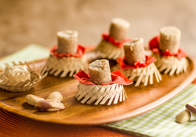 Receita: Paçoquinha de Castanha-Do-Pará