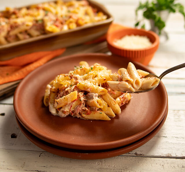 Receita: Penne Cremoso com Carne de Sol na Nata